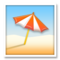 Umbrella on Ground emoji on LG